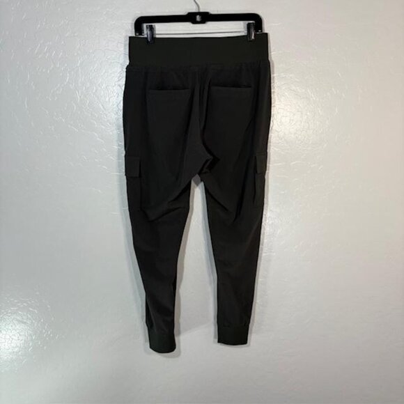 Athleta Pants Womens 6 Olive Green Cargo Jogger Sutton Stretch Cuffed Pockets - Picture 4 of 9
